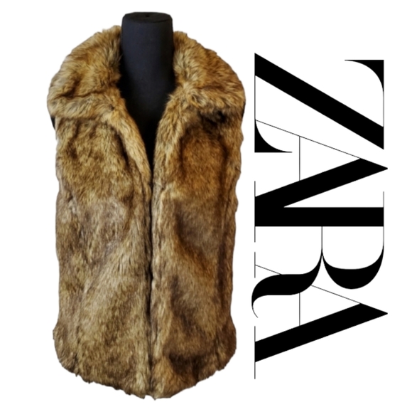 Zara Jackets & Blazers - Zara Faux Fur Mink Vest